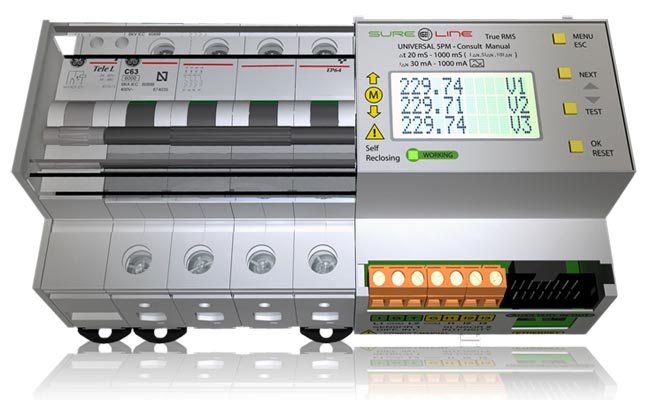 Relés e interruptores diferenciales con reconexión automática 