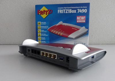 Fritz!Box 7490 lateral USB