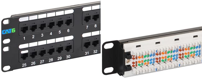 Panel de parcheo Cat 6A