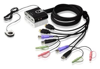 Conmutador HDMI a USB con audio
