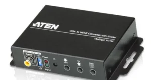 Convertidor VGA a HDMI con escalador de resolución Convertidor VGA a HDMI con escalador de resolución