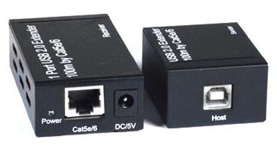 Extensor USB 2.0 sobre CAT5e/6