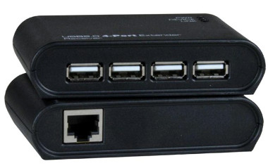 Extensor USB 2.0 de cuatro puertos 
