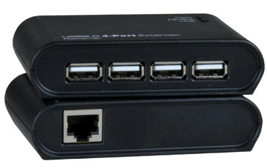 Extensor USB 2.0 de cuatro puertos