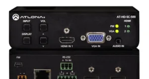 Conmutador de tres entradas para señal HDMI y VGA
