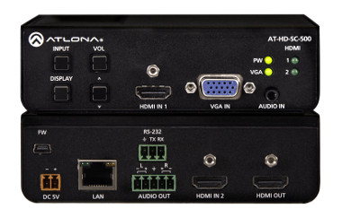 Conmutador de tres entradas para señal HDMI y VGA