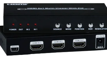 Multiviewer de pantalla dual HDMI