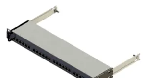 Panel deslizante para parcheo con 24 puertos