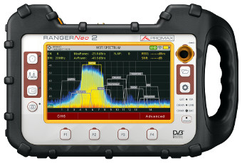 Medidor de campo HD DVB-T/C/S, ATSC, ISDB-T/Tb y analogico DTVLINK