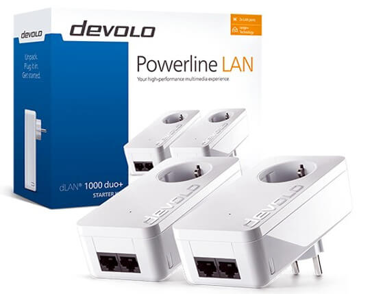 Adaptador Powerline a 1000 Mbps