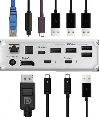 Docking station de quince puertos