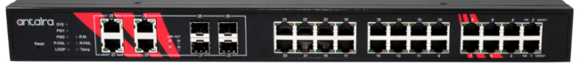 Switch gestionable Gigabit Ethernet PoE+ 