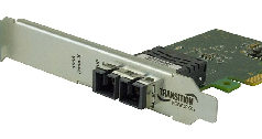 Interfaz Ethernet PCIe para redes de fibra