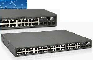 Switch Gigabit con 48 puertos PoE y 400 W