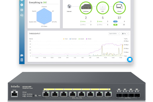 Switches Multi-Gigabit con PoE++