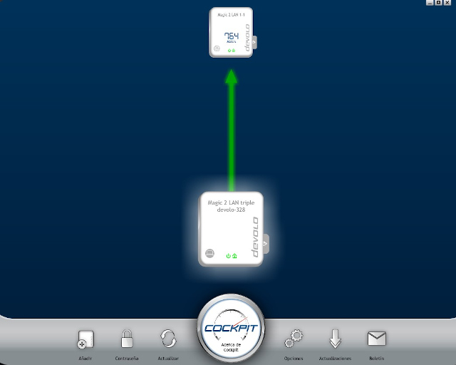 Adaptadores triples Powerline