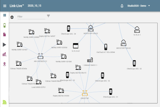 Mapeador simultáneo de redes cableadas e inalámbricas