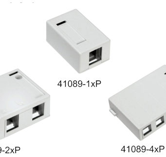 Cajas QuickPort de montaje superficial para conectorización