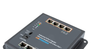 Switches Gigabit Ethernet y convertidor de medio con puertos PoE