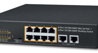 Switches Ethernet PoE+ con múltiples configuraciones