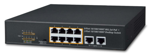 Switches Ethernet PoE+ con múltiples configuraciones