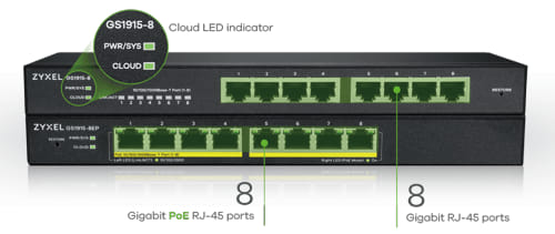 GS1915 switches para pequeños negocios