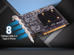 Tarjeta adaptadora Allegro Pro USB-C PCIe 3.0 de 8 puertos a 10 Gbps