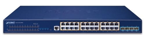 SGS-6310-24P4X Switch Gigabit gestionado y apilable Layer 3 para aplicaciones PoE