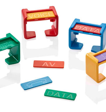 PCCLP Clips de colores para identificación de latiguillos