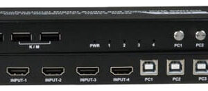 Switches KVM UNIMUX-HD4K18GB-4LC de 2 y 4 puertos
