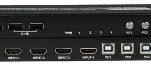 Switches KVM UNIMUX-HD4K18GB-4LC de 2 y 4 puertos