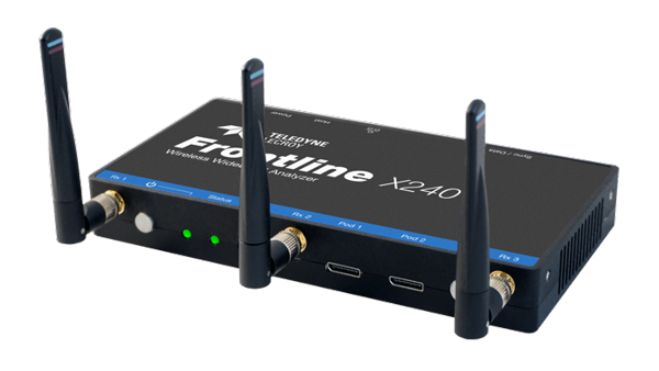 Frontline X240 Analizador de protocolo inalámbrico con captura de modo dual de Bluetooth