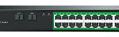Switch de 24 puertos P124GC con alimentación a través de Ethernet