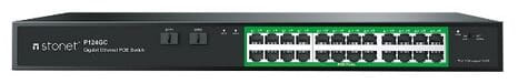 Switch de 24 puertos P124GC con alimentación a través de Ethernet