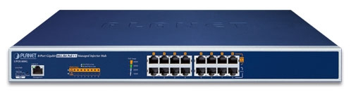 UPOE-800G Hub inyector gestionado de 400 W con ocho puertos Gigabit 802.3bt PoE++