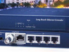 Extensor Ethernet LRE-104 sobre cable UTP/coaxial