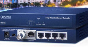 Extensor Ethernet LRE-104 sobre cable UTP/coaxial