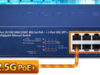MGS-910XP Switch multigigabit de 2,5 Gbps para sistemas de vigilancia IP PoE
