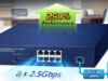 MGS-910X Switch Ethernet multigigabit para aplicaciones 2.5G