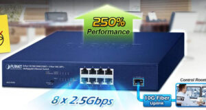 MGS-910X Switch Ethernet multigigabit para aplicaciones 2.5G