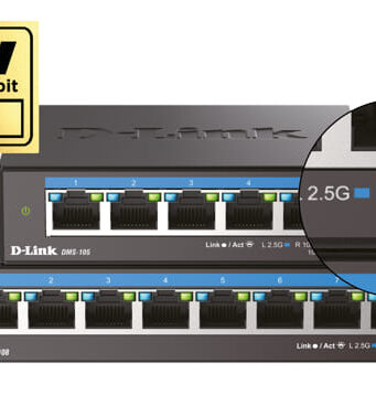 Switches multigigabit 2.5G DMS-108 y DMS-105 sin gestión