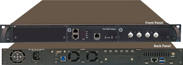Analizador de señal T3 E3 para aplicaciones tanto canalizadas como no canalizadas