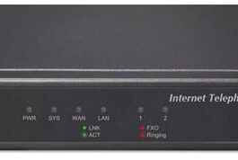 IPX-1102 Sistema de telefonía PBX IP con dos puertos FXO