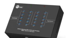 Hub USB 3.0 industrial ID-US0611-S1 con veinte puertos y carga Hub USB 3.0 industrial ID-US0611-S1 con veinte puertos y carga