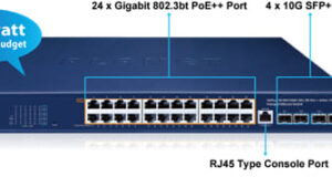 Switch gestionado PoE GS-4210-24UP4X de 24 puertos